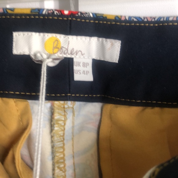 NWT Boden Paisley Mustard Richmond Trouser - Picture 7 of 8